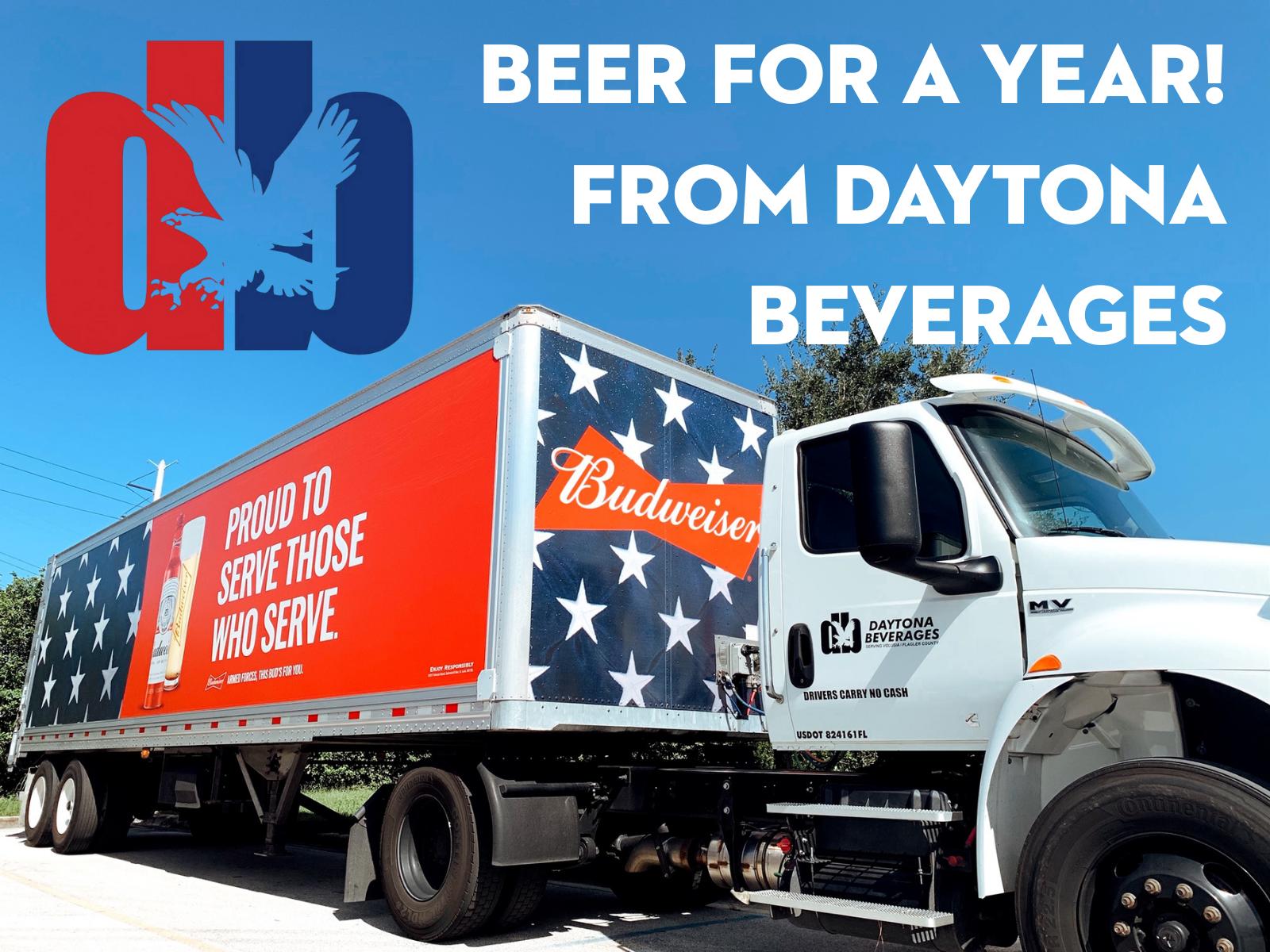 Daytona Beverages Beer for a Year at PristineAuction.com Daytona Beverages Beer for a Year at PristineAuction.com