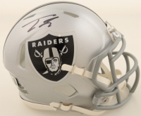 Tre Tucker Signed Raiders Speed Mini Helmet (Beckett) at PristineAuction.com