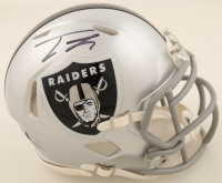 Tre Tucker Signed Raiders Speed Mini Helmet (Beckett) at PristineAuction.com