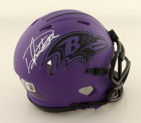 Derrick Henry Signed Ravens Rave Alternate Speed Mini Helmet (Beckett) at PristineAuction.com