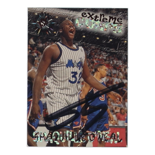 Shaquille O'Neal Signed 1995-96 Stadium Club #119 EC (JSA) at PristineAuction.com Shaquille O'Neal Signed 1995-96 Stadium Club #119 EC (JSA) at PristineAuction.com