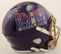 Dre Greenlaw Signed Super Bowl LVIII Logo Full-Size Speed Helmet (Beckett) at PristineAuction.com