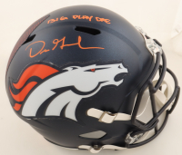 Dre Greenlaw Signed Broncos Full-Size Speed Helmet Inscribed "Big Play Dre" (Beckett) at PristineAuction.com