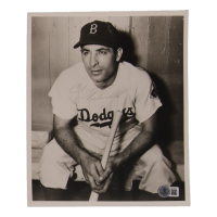 Carl Furillo Signed Dodgers 8x10 Photo (Beckett) at PristineAuction.com