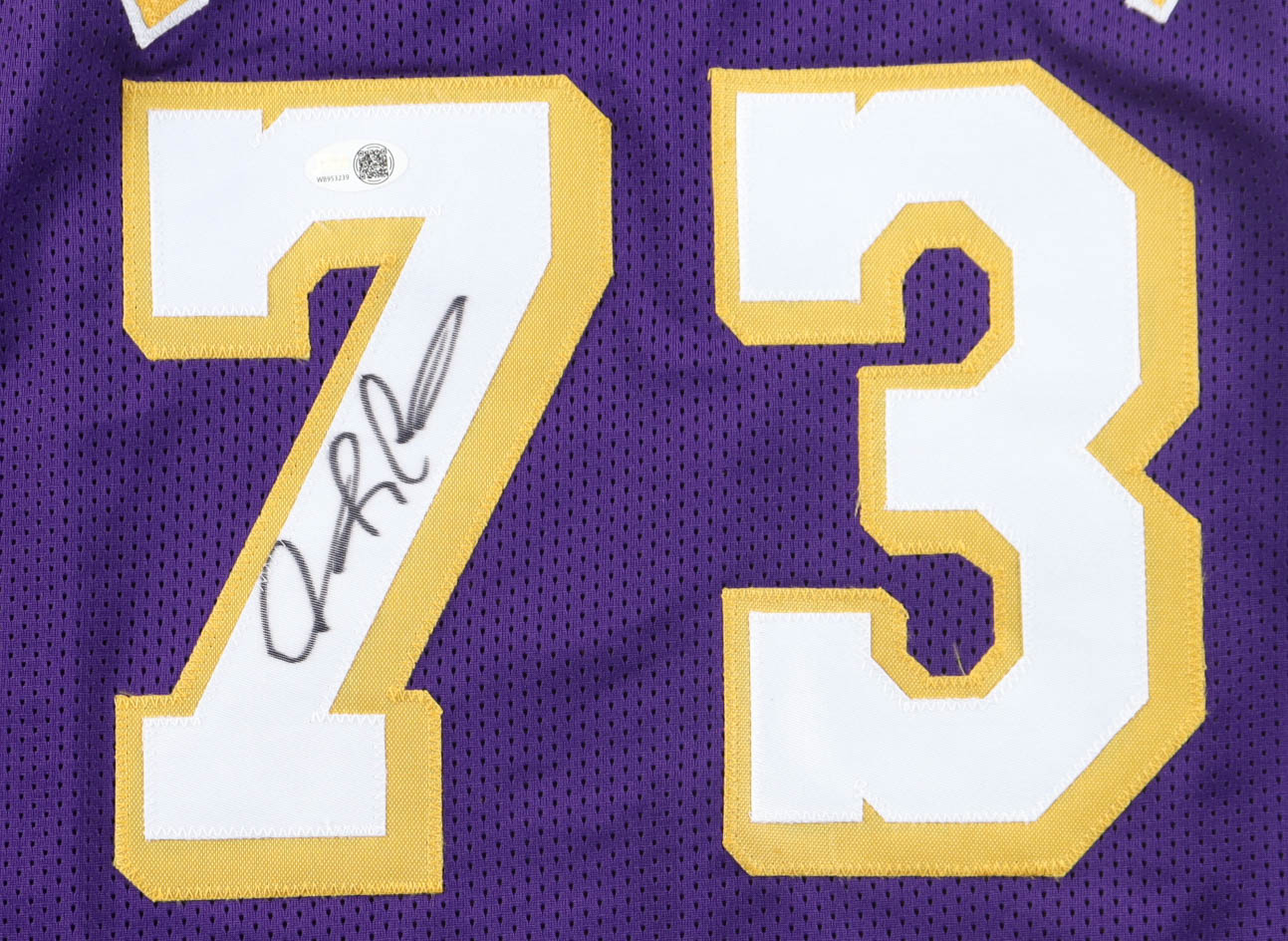 Dennis Rodman Signed Jersey (JSA) at PristineAuction.com Dennis Rodman Signed Jersey (JSA) at PristineAuction.com