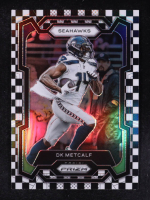 D.K. Metcalf 2023 Panini Prizm Prizms Black and White Checker #257 at PristineAuction.com