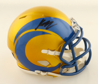 Kyren Williams Signed Rams Flash Alternate Speed Mini Helmet (Beckett) at PristineAuction.com