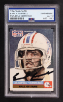 Earl Campbell Signed 1991 Pro Set Hall of Fame #27 (PSA) at PristineAuction.com