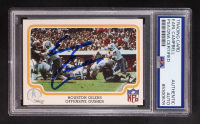 Earl Campbell Signed 1979 Fleer Offensive Gusher #21 RC (PSA) at PristineAuction.com