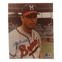 Eddie Mathews Signed Braves 8x10 Photo (Beckett) at PristineAuction.com