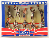 1992 Starting Lineup Team "Dream Team" USA Basketball Players Action Figure Set with Michael Jordan, Magic Johnson & Larry Bird at PristineAuction.com