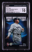 Babe Ruth 2012 Topps Prime Nine Home Run Legends #HRL2 (CGC 10) at PristineAuction.com
