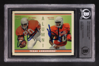 Earl Campbell / Vince Young Signed 2009 Topps Magic Alumni #CV (BGS) at PristineAuction.com