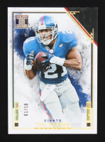 Tiki Barber 2025 Panini Impeccable Gold #51 #01/10 at PristineAuction.com