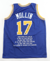 Chris Mullin Signed Career Highlight Stat Jersey (Beckett) at PristineAuction.com
