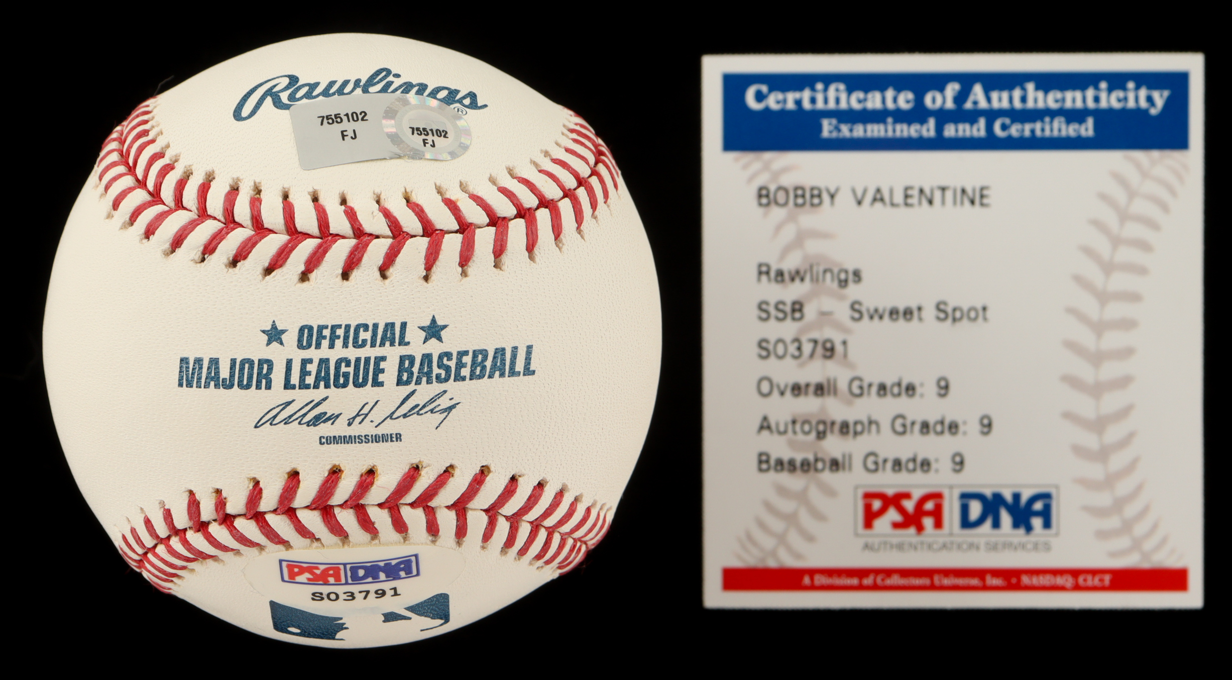 Bobby Valentine Signed OML Baseball (PSA 9 & MLB) at PristineAuction.com Bobby Valentine Signed OML Baseball (PSA 9 & MLB) at PristineAuction.com