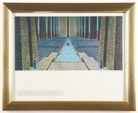 Star Wars "The Rebel Ceremony on Massassi" 1977 Ralph McQuarrie Custom Framed Pre-Production Art Photo Display at PristineAuction.com