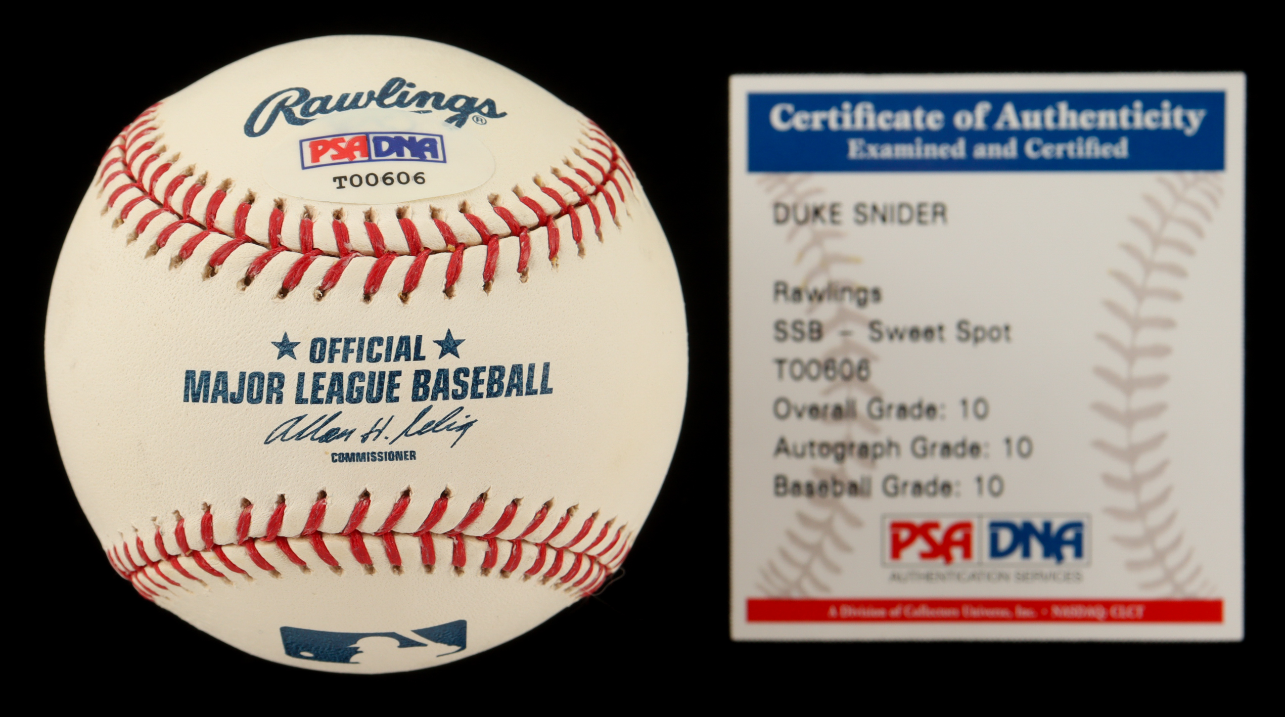 Duke Snider Signed OML Baseball (PSA 10) at PristineAuction.com Duke Snider Signed OML Baseball (PSA 10) at PristineAuction.com