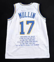 Chris Mullin Signed Career Highlight Stat Jersey (Beckett) at PristineAuction.com