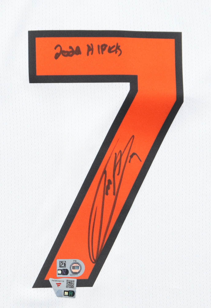 Jackson Holliday Signed Orioles Nike Authentic Jersey Inscribed "2022 #1 Pick" (Fanatics & MLB) at PristineAuction.com Jackson Holliday Signed Orioles Nike Authentic Jersey Inscribed "2022 #1 Pick" (Fanatics & MLB) at PristineAuction.com