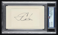 Jimmy Carter Signed Index Card (PSA Auto GEM MT 10) at PristineAuction.com