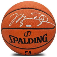 Michael Jordan Signed NBA Basketball (UDA & GOAT) at PristineAuction.com