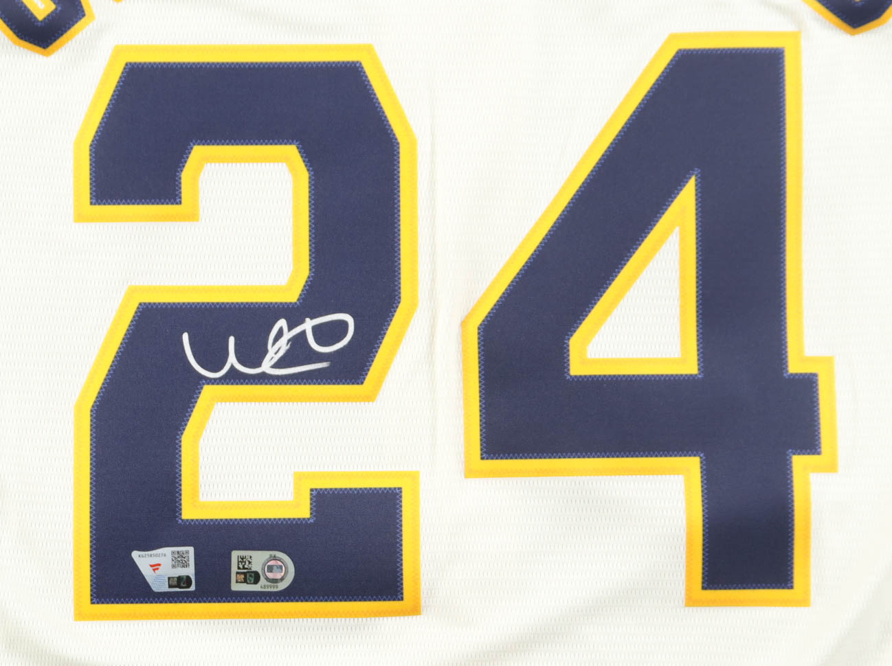 William Contreras Signed Brewers Nike Authentic Jersey (Fanatics & MLB) at PristineAuction.com William Contreras Signed Brewers Nike Authentic Jersey (Fanatics & MLB) at PristineAuction.com