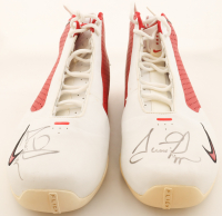 Scottie Pippen Twice-Signed Pair of Player Exclusive Nike Basketball Shoes (2x Beckett) at PristineAuction.com