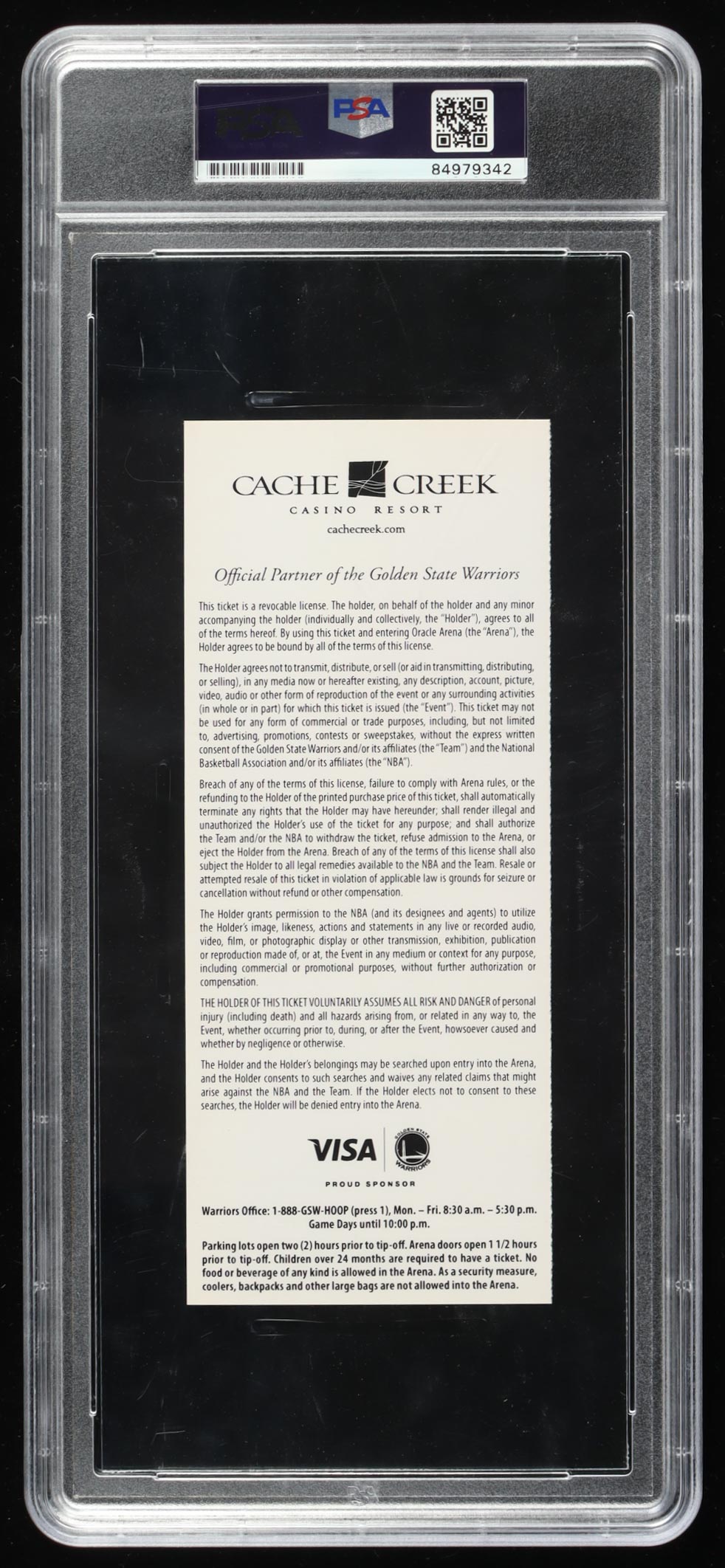 Stephen Curry Signed 2013 NBA Western Conference Finals Game Ticket (PSA) at PristineAuction.com Stephen Curry Signed 2013 NBA Western Conference Finals Game Ticket (PSA) at PristineAuction.com