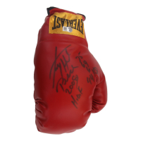 Larry Holmes Signed Everlast Boxing Glove Inscribed "2009 HOF" & "75 69 6 44 KO" (Beckett) at PristineAuction.com