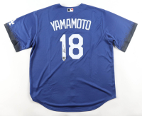 Yoshinobu Yamamoto Signed Dodgers Nike Authentic Jersey (Fanatics & MLB) at PristineAuction.com
