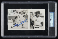 Willie Mays Signed Giants Vintage Caesars Palace Photo (PSA Auto Grade Gem MT 10) at PristineAuction.com
