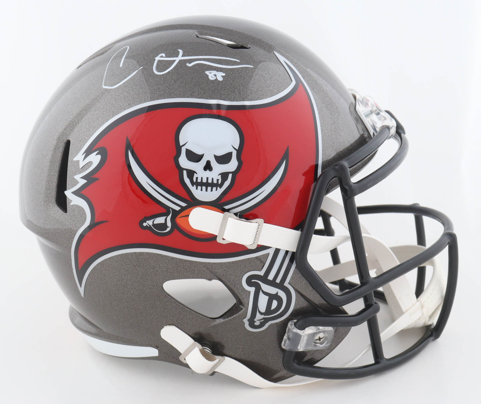 Cade Otton Signed Buccaneers Full-Size Speed Helmet (Fanatics) at PristineAuction.com Cade Otton Signed Buccaneers Full-Size Speed Helmet (Fanatics) at PristineAuction.com