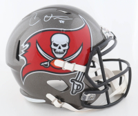 Cade Otton Signed Buccaneers Full-Size Speed Helmet (Fanatics) at PristineAuction.com
