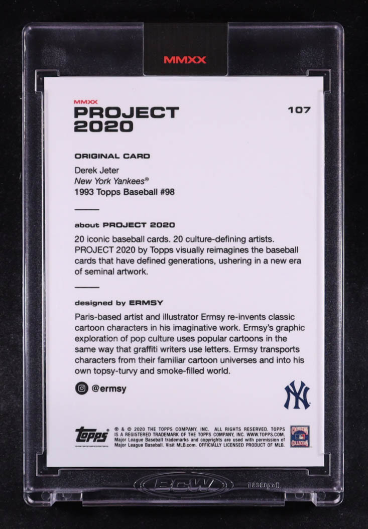 Derek Jeter 2020 Topps Project 2020 #107 / Ermsy at PristineAuction.com Derek Jeter 2020 Topps Project 2020 #107 / Ermsy at PristineAuction.com