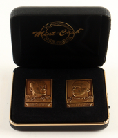 Grant Hill & Jason Kidd LE 1995 Hardcourt Heroes The Highland Mint Set of (2) Bronze Cards at PristineAuction.com