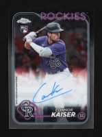 Connor Kaiser 2024 Topps Chrome Rookie Autographs #RACK RC at PristineAuction.com