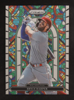 Bryce Harper 2022 Panini Prizm Stained Glass #4 at PristineAuction.com