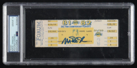 Magic Johnson Signed 1981-82 NBA Playoffs Original Game Ticket (PSA Auto 10) at PristineAuction.com