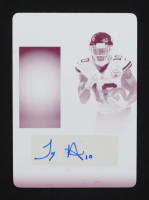 Tyreek Hill 2017 Panini Preferred Chain Reaction Magenta Printing Plate Autographs #312 #1/1 at PristineAuction.com