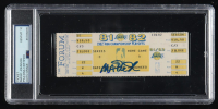 Magic Johnson Signed 1981-82 NBA Playoffs Original Game Ticket (PSA Auto 10) at PristineAuction.com