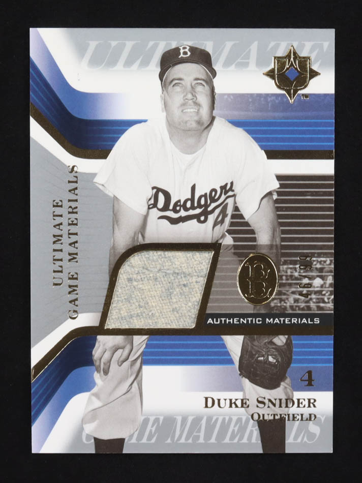 Duke Snider 2004 Ultimate Collection Game Materials Pants #DS #46/99 at PristineAuction.com Duke Snider 2004 Ultimate Collection Game Materials Pants #DS #46/99 at PristineAuction.com