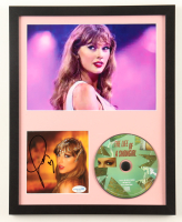 Taylor Swift Signed Custom Framed "The Life of a Showgirl" CD Album Insert Display with Disc (ACOA) at PristineAuction.com