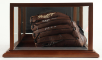 Ozzie Smith Signed Vintage Rawlings Glove With Display Case Inscribed "13x G.G." (Fanatics) at PristineAuction.com