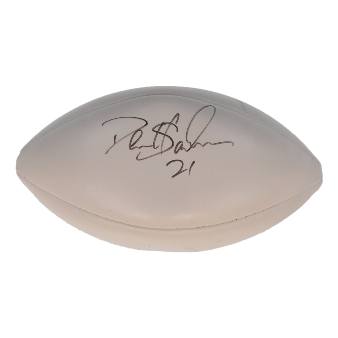 Deion Sanders Signed NFL Football (Beckett) at PristineAuction.com Deion Sanders Signed NFL Football (Beckett) at PristineAuction.com