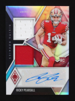 Ricky Pearsall 2024 Panini Phoenix Rising Rookies Dual Patch Autographs Silver #8 #058/125 RC at PristineAuction.com