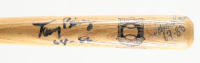Hall of Fame Logo Mini Baseball Bat Signed by (5) with Pete Rose, George Foster, Tony Perez, Johnny Bench, Joe Morgan (PSA) at PristineAuction.com