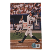 Chipper Jones Signed Braves 4x6 Photo (Beckett) at PristineAuction.com