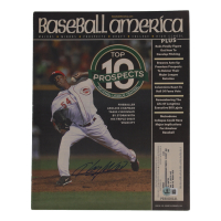 Aroldis Chapman Signed 2011 Baseball Amer&iacute;ca Magazine (Beckett) at PristineAuction.com