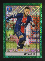Neymar Jr 2020-21 Merlin UEFA Champions League Green Mojo #58 #19/99 at PristineAuction.com